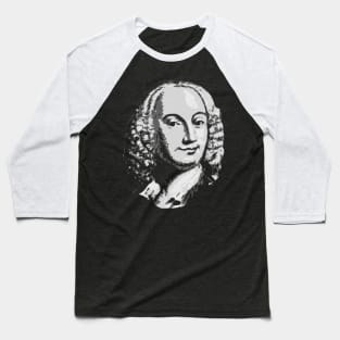 Antonio Vivaldi Black and White Baseball T-Shirt